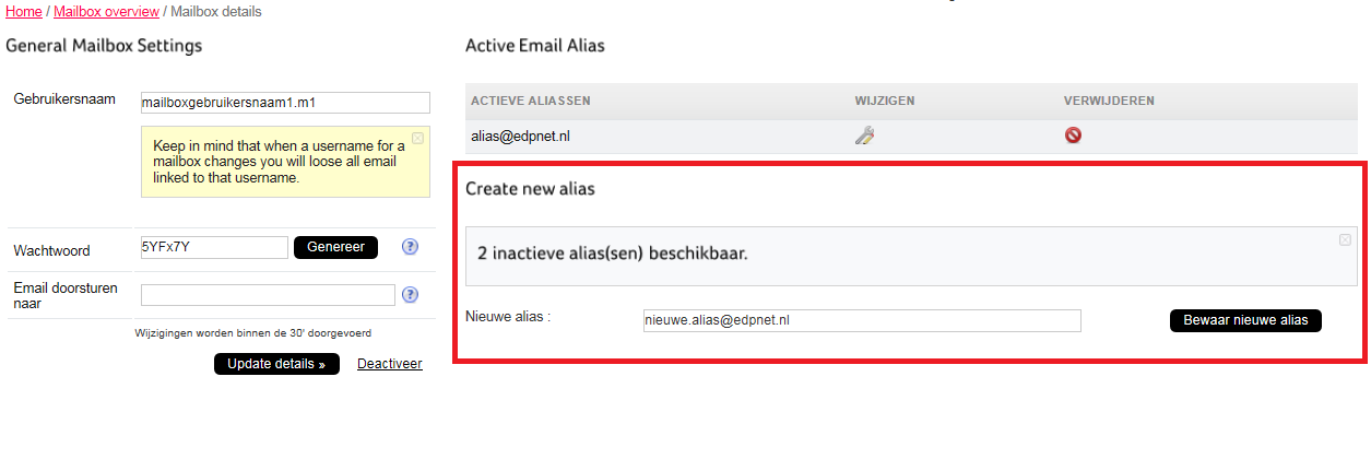 Hoe ik een nieuwe mailbox een nieuw e-mailadres | edpnet.be